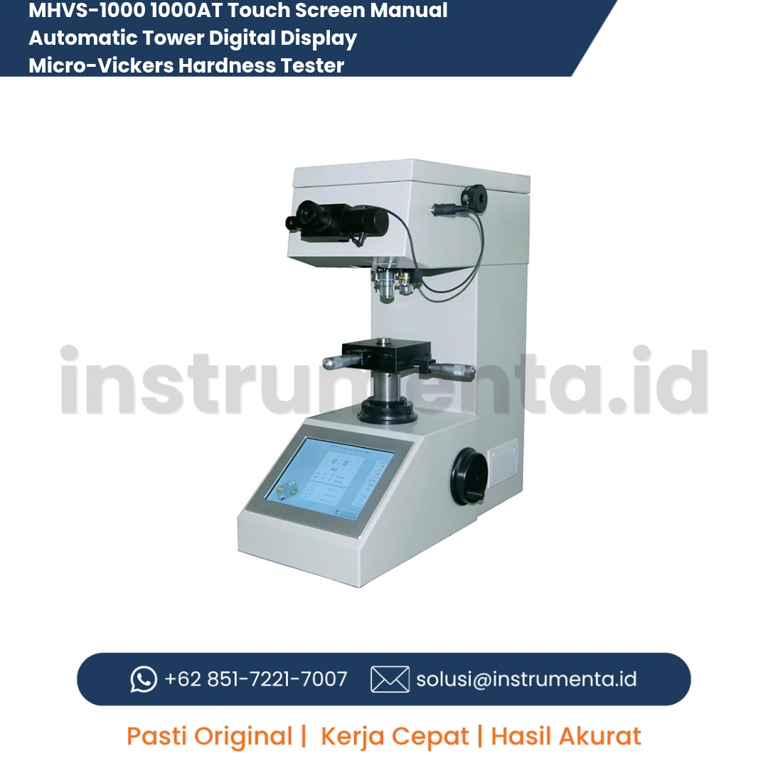 Jual Micro Vickers Hardness Tester MHVS-1000/1000AT Touch Screen Distributor Resmi Ready Stock